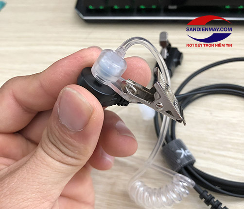Tai nghe bộ đàm ống hơi bộ đàm Motorola, Icom, Kenwood, HYT,...